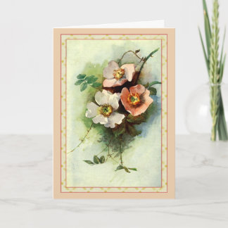 Roses on the Vine Sympathy Card