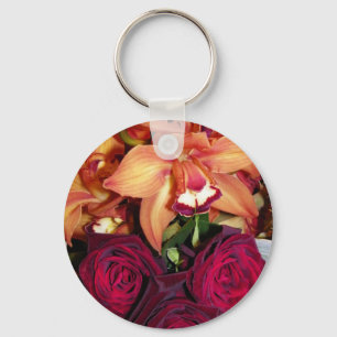 Roses & Orchids_ Key Ring