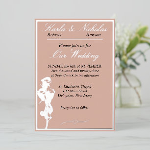 Roses, Pale Cinnamon Wedding, Silver