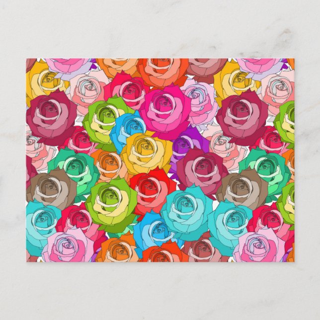 Roses Parade Postcard (Front)