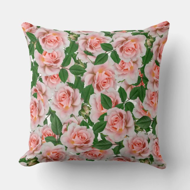 roses pattern cushion (Front)