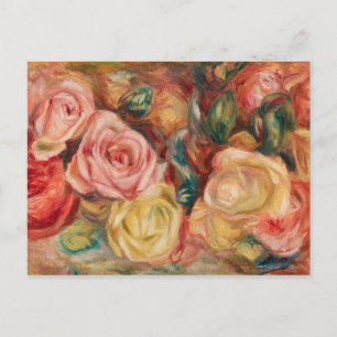 Roses - Pierre Auguste Renoir Postcard