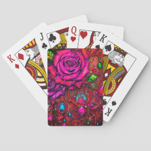 Roses Playing Cards
