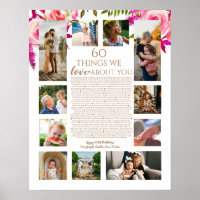 Roses reasons why we love you 60 things birthday