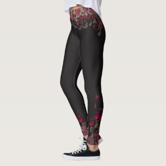 Roses & Ribbon Leggings