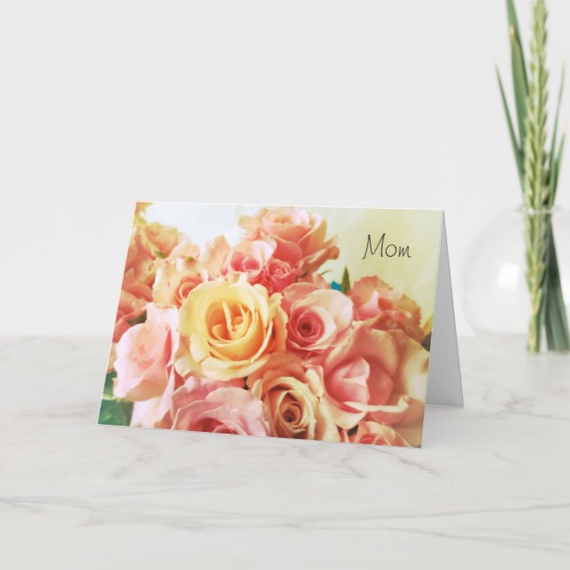 Roses romance Mother's Day Card (Front)