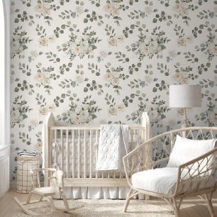 Roses, romantic floral wallpaper
