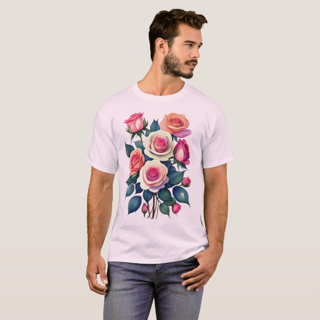 Roses Roses Roses  T-Shirt (Front Full)