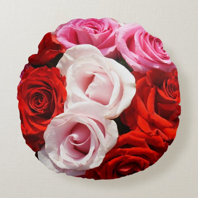 Roses Round Cushion (Front)