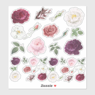 Roses Scrapbooking Stickers