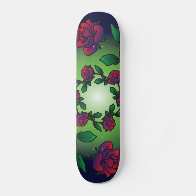 Roses Skateboard (Front)