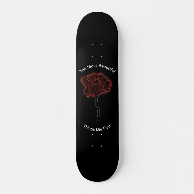 Roses Skateboard (Front)