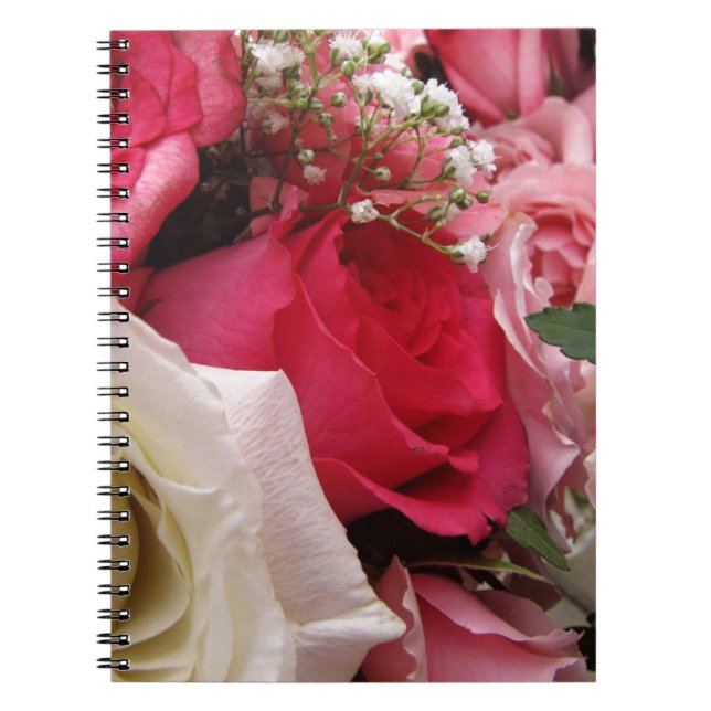 Roses Spiral Notebook (Front)