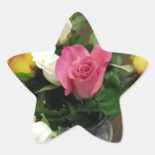 Roses Star Sticker