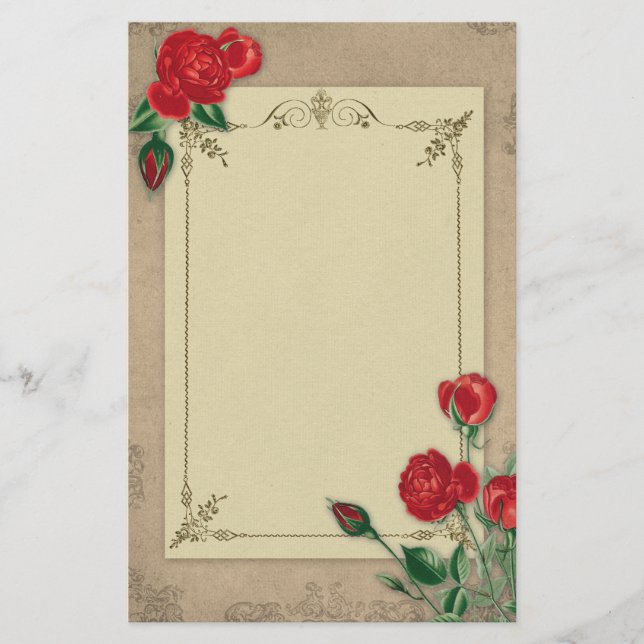 Roses Stationery (Front)
