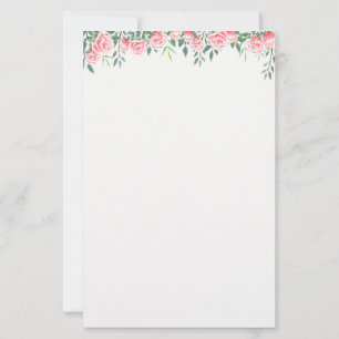 Roses Stationery Paper