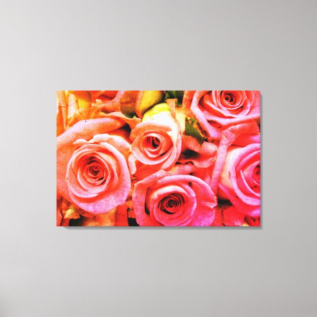 Roses Stretched Canvas Print (Front)
