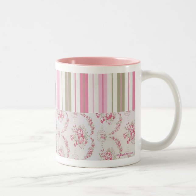 Roses & Stripes Mug (Right)