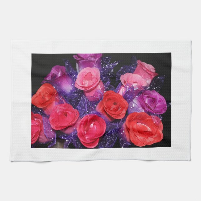 Roses Tea Towel (Horizontal)
