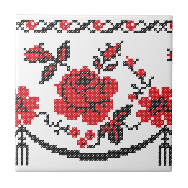 Roses Tile (Front)