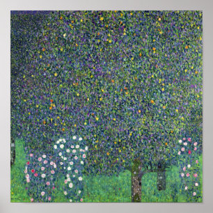 Roses under the Trees, c.1905 Poster