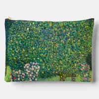 Roses Under the Trees Gustav Klimt  Art Print