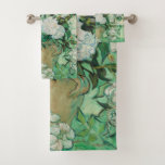 Roses - Vincent van Gogh Bath Towel Set<br><div class="desc">Roses - Vincent van Gogh</div>