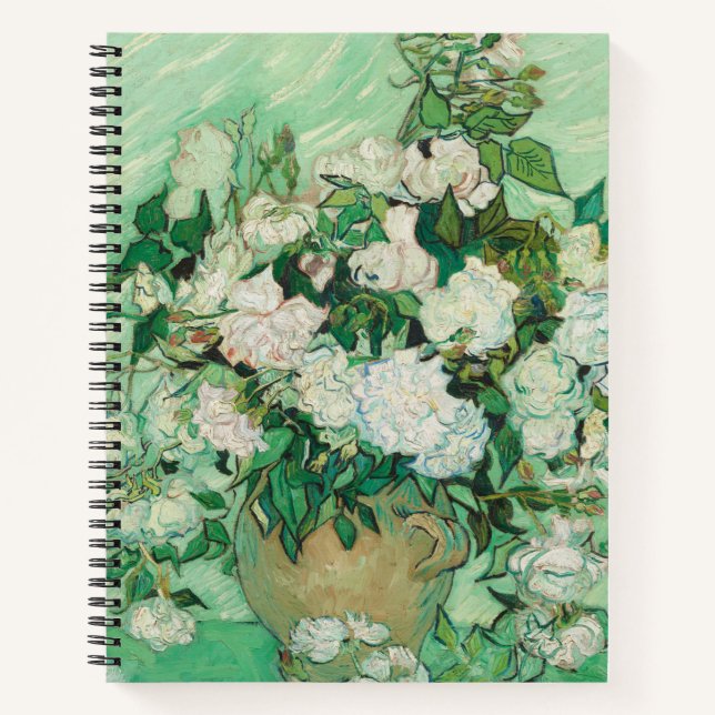 Roses - Vincent van Gogh Notebook (Front)