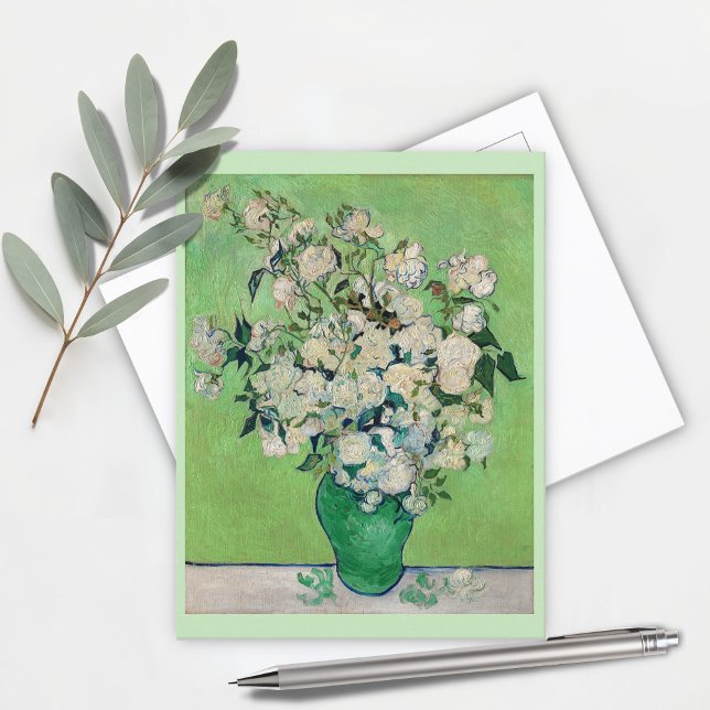 Roses, Vincent van Gogh  Postcard (Creator Uploaded)