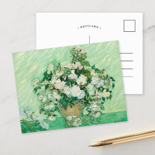 Roses   Vincent Van Gogh Postcard