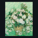 Roses - Vincent van Gogh Poster<br><div class="desc">Roses - Vincent van Gogh</div>