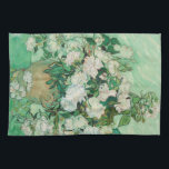 Roses - Vincent van Gogh Tea Towel<br><div class="desc">Roses - Vincent van Gogh</div>