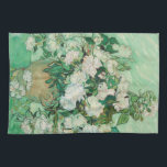 Roses - Vincent van Gogh Tea Towel<br><div class="desc">Roses - Vincent van Gogh</div>