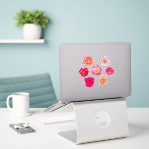 Roses Vinyl Sticker Set – 7 Unique Blooms