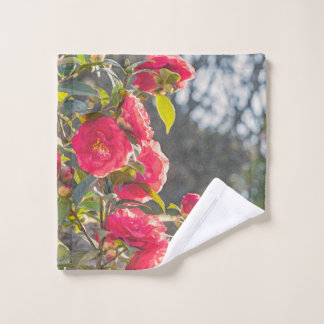 Roses wash cloth