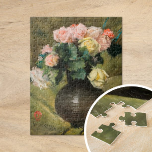 Roses William Merritt Chase Jigsaw Puzzle