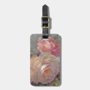 Roses with Grey Luggage Tag