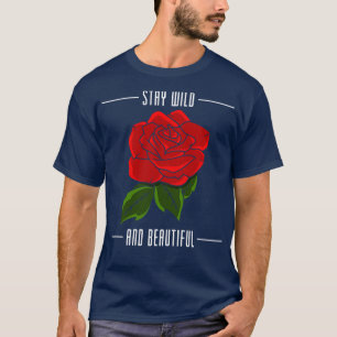 Roses with red Leaves T-Shirt