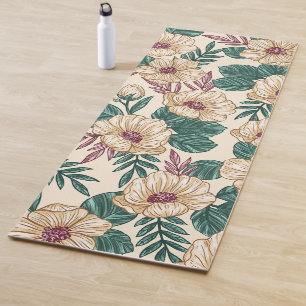 Roses Yoga Mat
