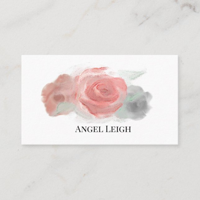 Roses, Yoga, Spiritual, Counseling, Business Cards (Front)