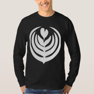 Rosetta Barista Latte Art Flower Coffee Lovers T-Shirt