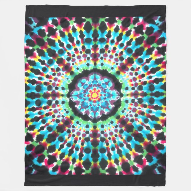 Rosetta Pattern Fleece Blanket (Front)