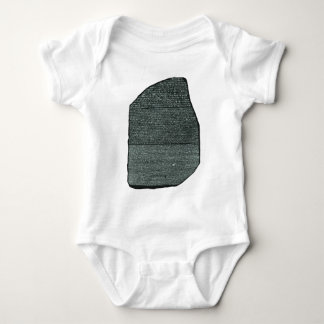 Rosetta Stone Ancient Egyptian hieroglyphs Baby Bodysuit