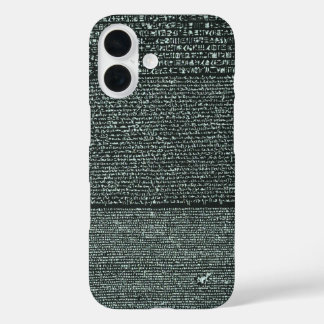 Rosetta Stone Ancient Egyptian hieroglyphs iPhone 16 Case
