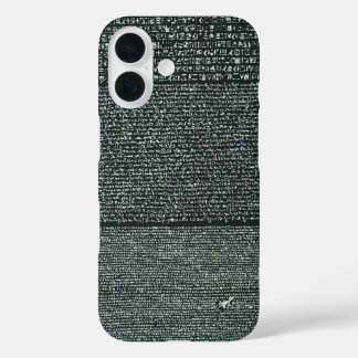 Rosetta Stone Ancient Egyptian hieroglyphs iPhone 16 Case