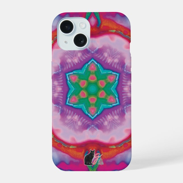 Rosette Kaleidoscope iPhone Case (Back)