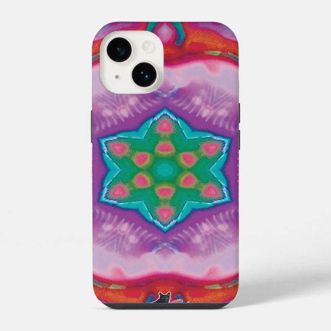 Rosette Kaleidoscope iPhone Case (Back)
