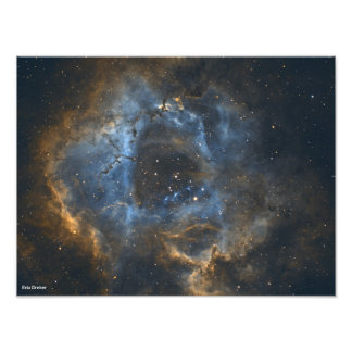 Rosette Nebula by Astrophotographer Eric Dreher Photo Print