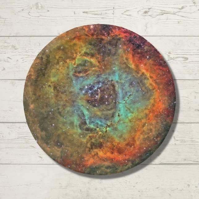 Rosette Nebula Paper Plate (Creator Uploaded)