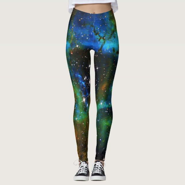 Rosette Nebula Space Leggings (Front)